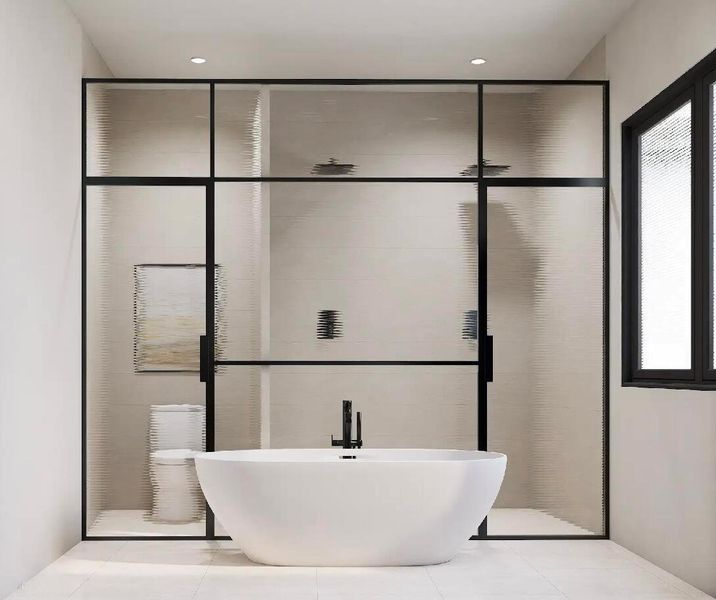 Furnished interior view inside a new home in , Delray Beach (Image 13).