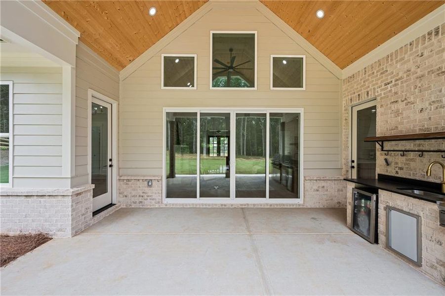 Exterior details and patio area of a home in , Loganville (Image 37). Exterior details and patio area of a home in , Loganville (Image 37).
