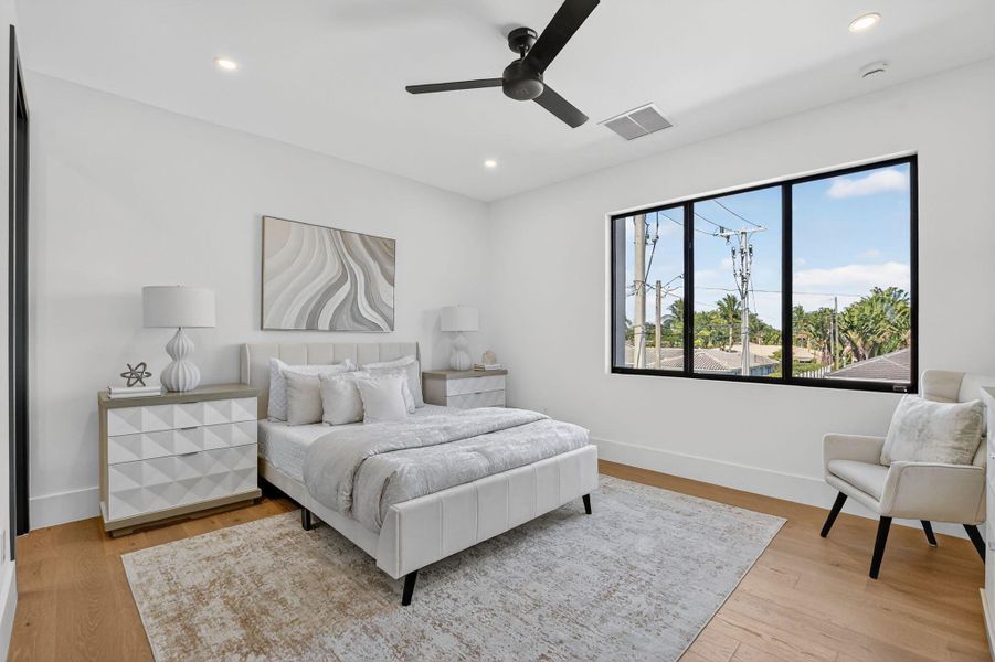 Furnished interior view inside a new home in , Boca Raton (Image 55).