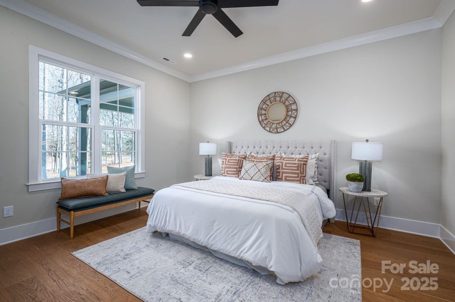Furnished interior view inside a new home in , Belmont (Image 12).