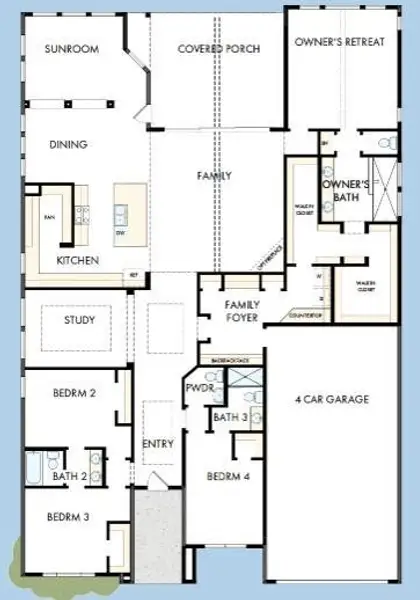 The success of a floor plan is the way you can move through it…You’ll be amazed at how well this home lives…We call it traffic patterns.