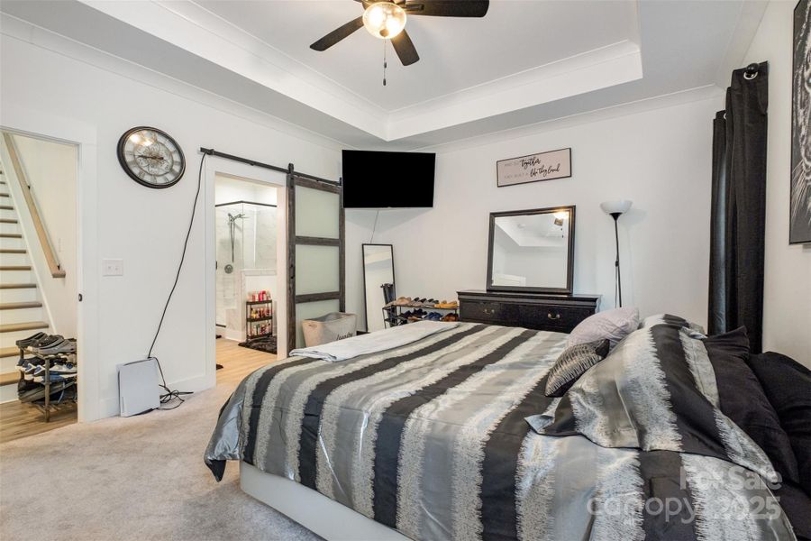 Furnished interior view inside a new home in , Clover (Image 38).