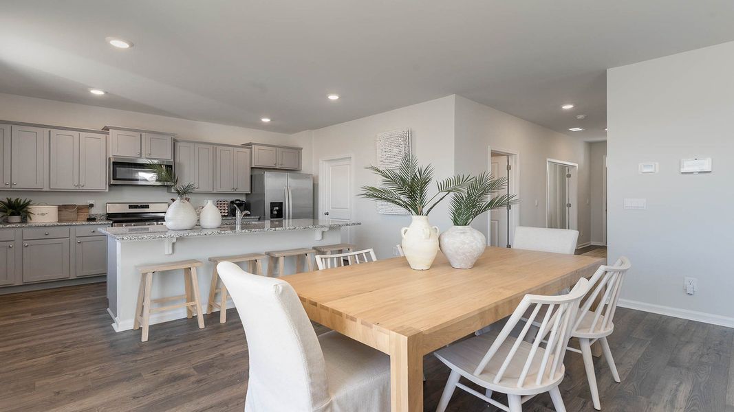 Furnished interior view inside a new home in Hunter's Branch, Hopkins (Image 10). Furnished interior view inside a new home in Hunter's Branch, Hopkins (Image 10).