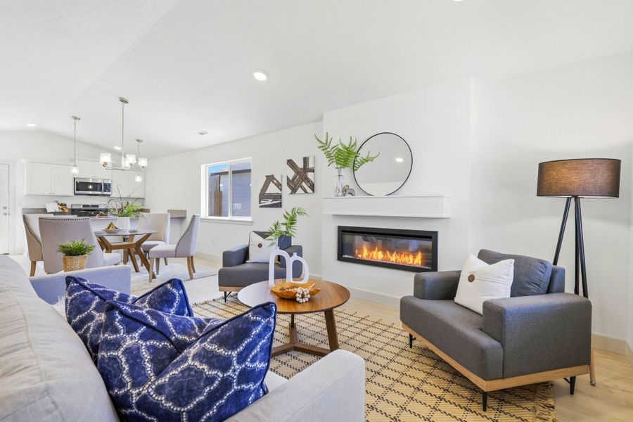 Representative furnished interior of a home built from the Camellia by MonteVista Homes in Feather Ridge, Redmond (Image 7). Representative furnished interior of a home built from the Camellia by MonteVista Homes in Feather Ridge, Redmond (Image 7).