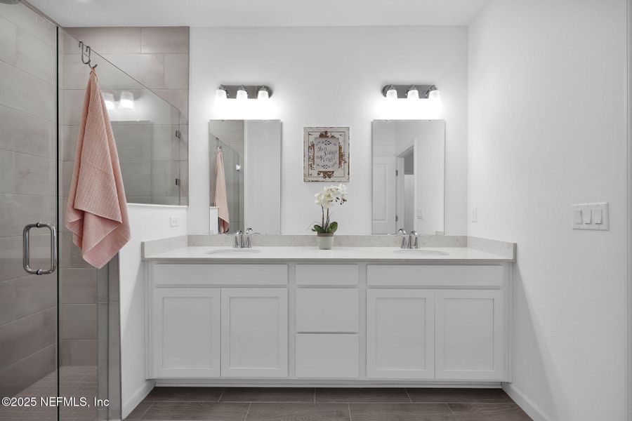 Furnished interior view inside a new home in , St. Johns (Image 29). Furnished interior view inside a new home in , St. Johns (Image 29).