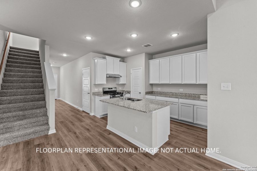 Furnished interior view inside a new home in Agave, San Antonio (Image 10).