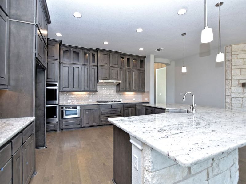 Representative furnished interior of a home built from the Siena II by Giddens Homes in Clearwater Ranch, Liberty Hill (Image 112).
