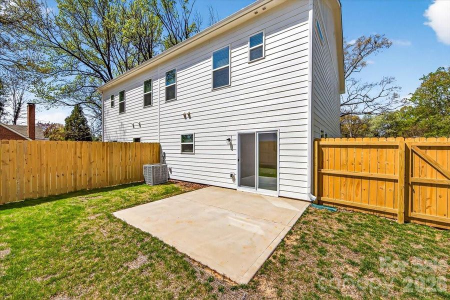 Exterior details and patio area of a home in , Charlotte (Image 4). Exterior details and patio area of a home in , Charlotte (Image 4).