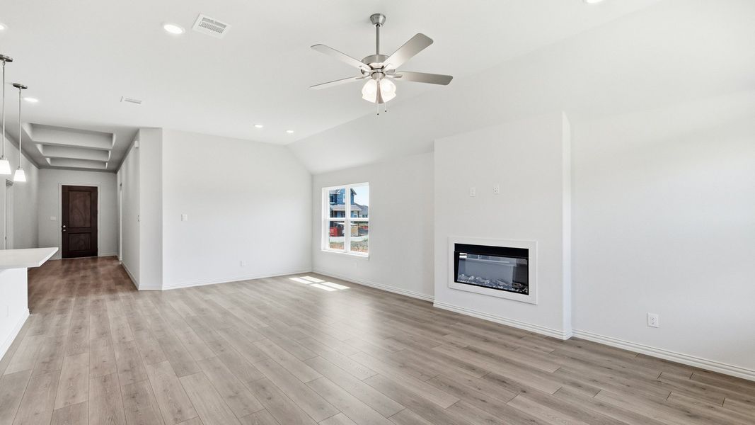 Furnished interior view inside a new home in Green Meadows Premier, Celina (Image 19).