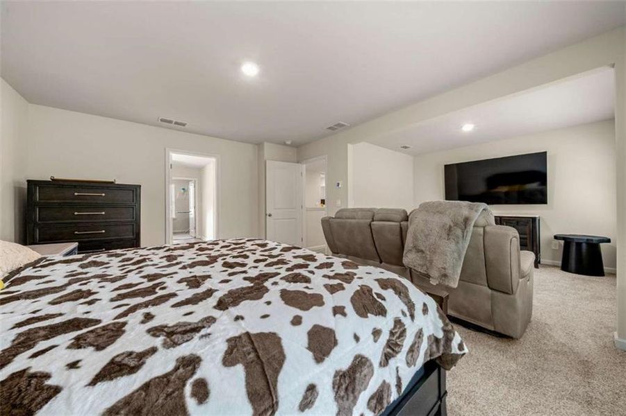 Furnished interior view inside a new home in Creekside at Oxford Park, Fairburn (Image 9).