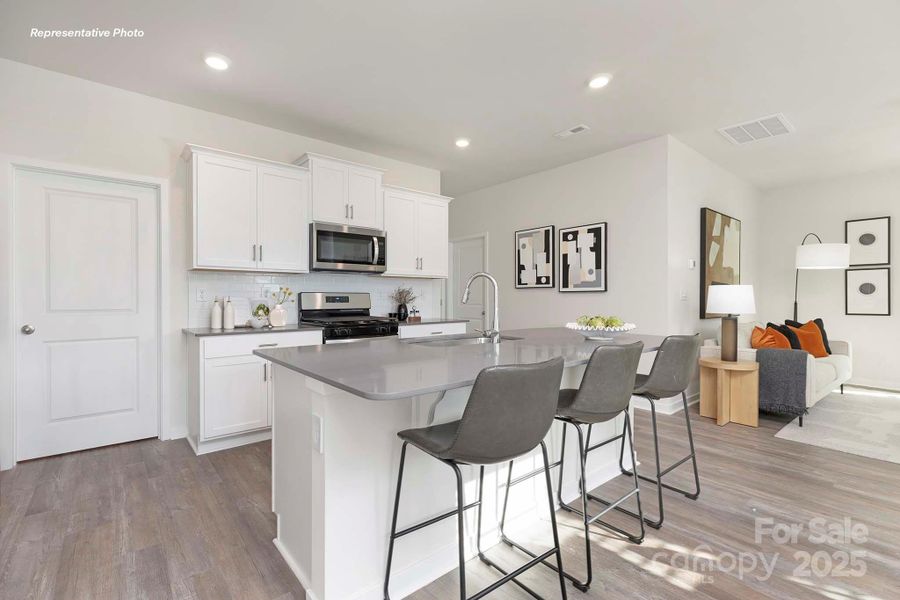 Furnished interior view inside a new home in Fergus Crossing, York (Image 23).