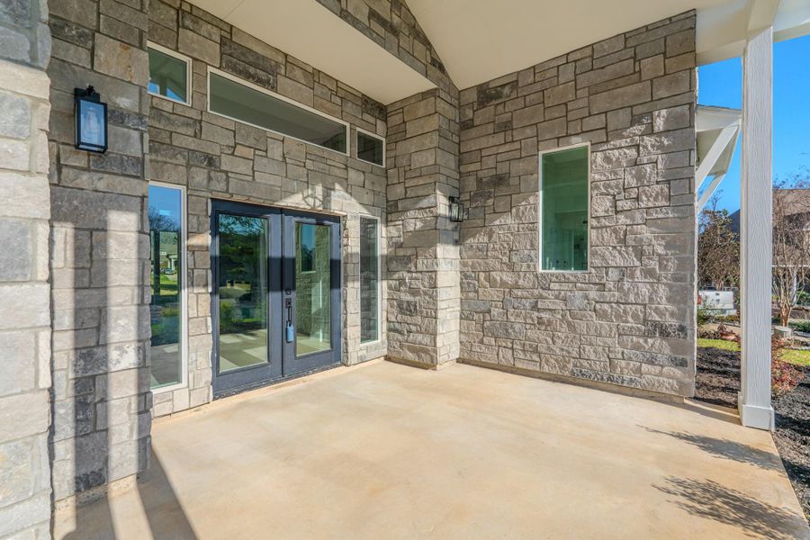 Exterior details and patio area of a home in , Montgomery (Image 4). Exterior details and patio area of a home in , Montgomery (Image 4).