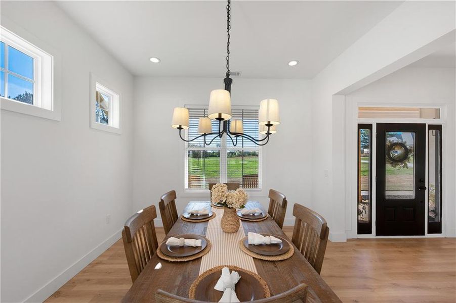 Furnished interior view inside a new home in , Taylorsville (Image 17). Furnished interior view inside a new home in , Taylorsville (Image 17).