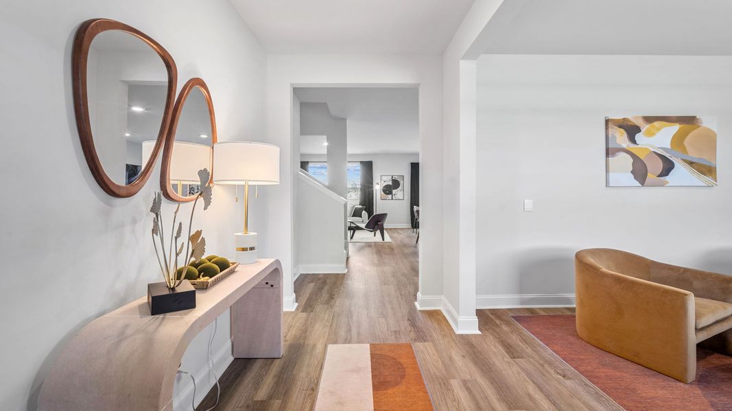 Representative furnished interior of a home built from the Hayden by D.R. Horton in Laurel Grove, Guyton (Image 4).