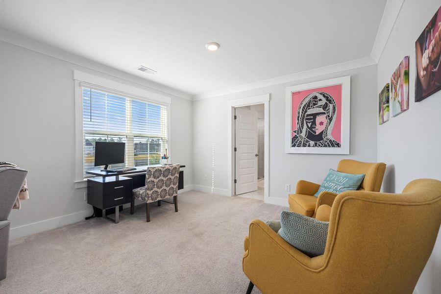 Furnished interior view inside a new home in Lochton, Summerville (Image 14). Furnished interior view inside a new home in Lochton, Summerville (Image 14).