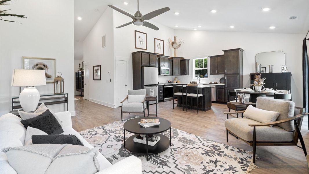Furnished interior view inside a new home in Mulberry Estates, Simpsonville (Image 6).