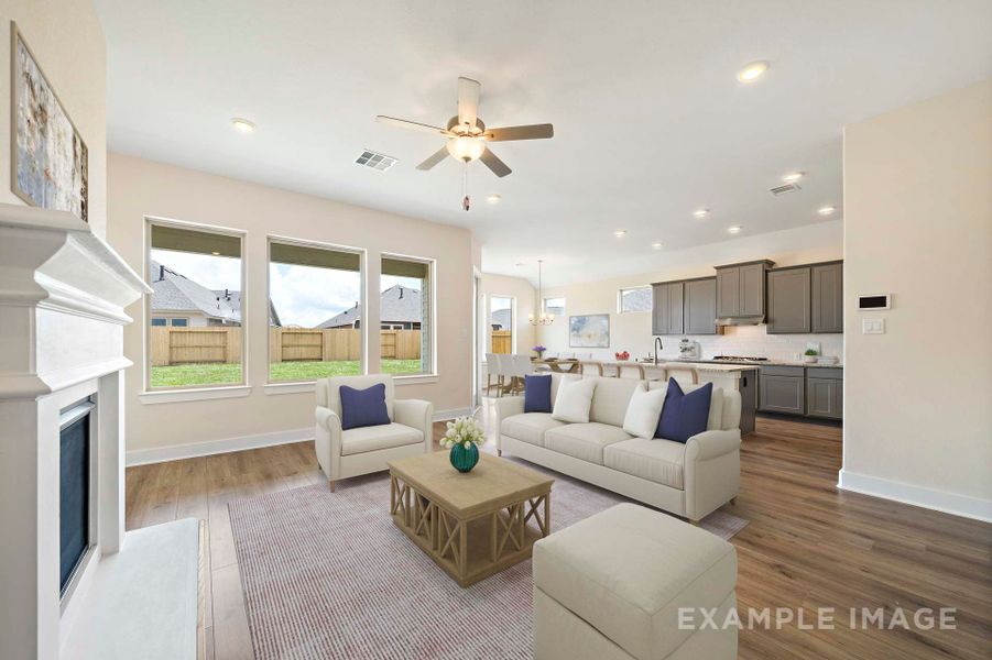 Representative furnished interior of a home built from the The Diana by Davidson Homes LLC in Lago Mar, Texas City (Image 5).