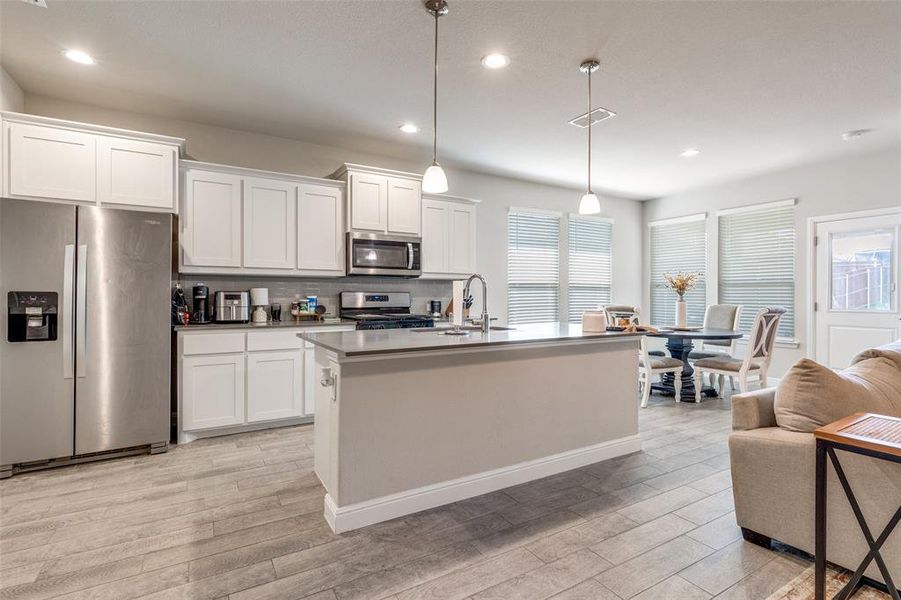 Furnished interior view inside a new home in , Haslet (Image 17). Furnished interior view inside a new home in , Haslet (Image 17).
