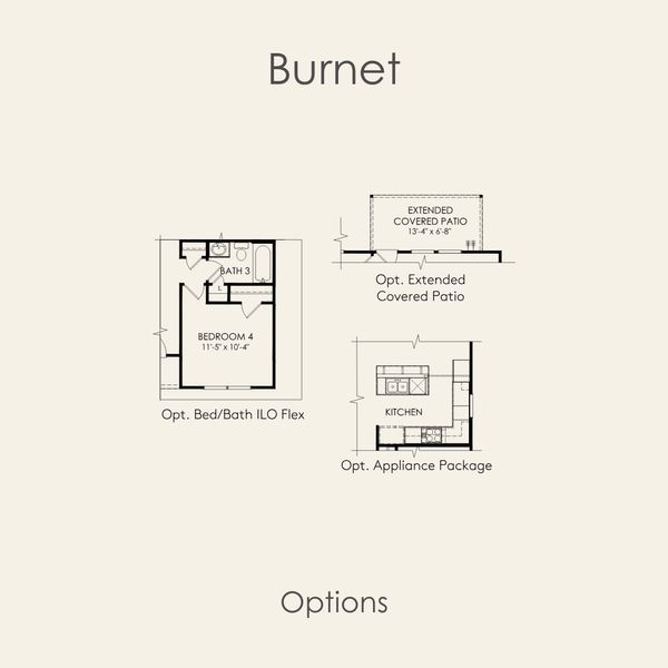 2D floor plan layout for the Burnet by Pulte Homes in Lagos, Manor, TX (Image 4). 2D floor plan layout for the Burnet by Pulte Homes in Lagos, Manor, TX (Image 4).