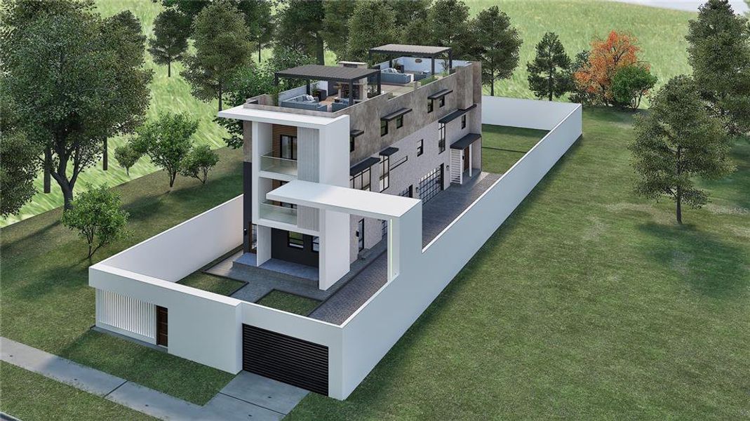 Exterior details and patio area of a home in , Orlando (Image 4).