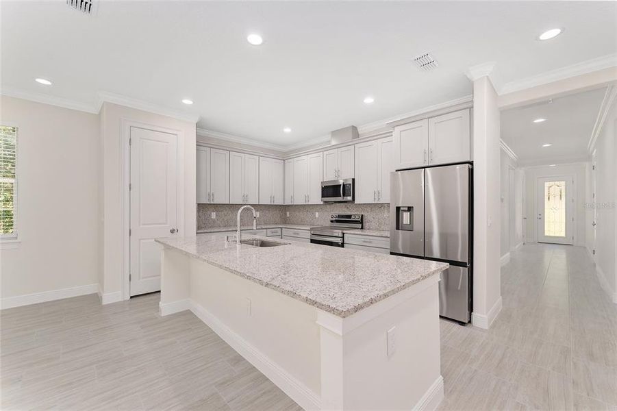 Furnished interior view inside a new home in , Belleview (Image 6).