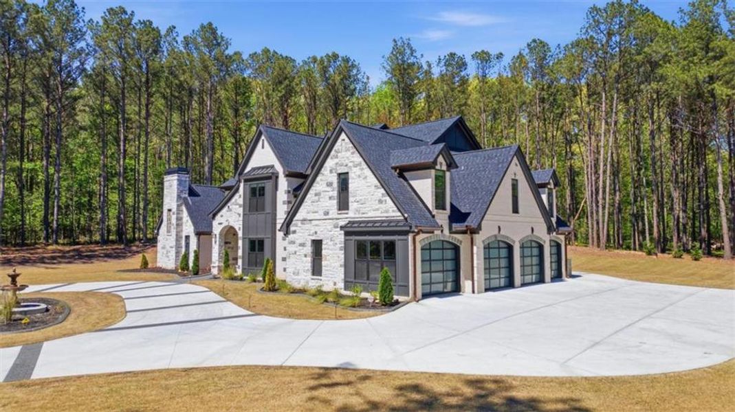 Front exterior of a new home in , Tyrone, GA, highlighting curb appeal (Image 20). Front exterior of a new home in , Tyrone, GA, highlighting curb appeal (Image 20).