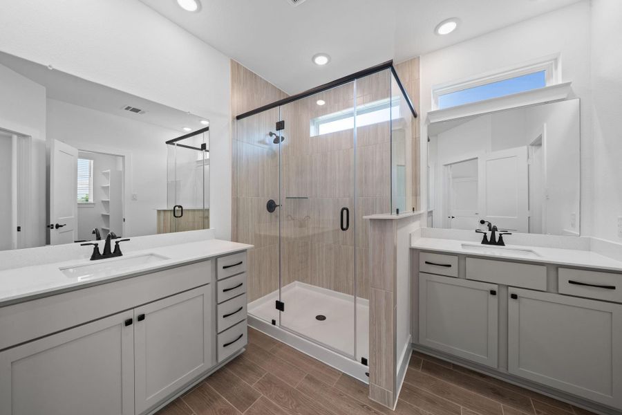 Furnished interior view inside a new home in Sienna, Missouri City (Image 4). Furnished interior view inside a new home in Sienna, Missouri City (Image 4).