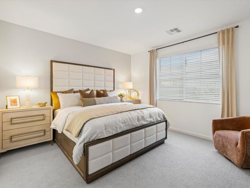 Furnished interior view inside a new home in Meritage Homes by Teravalis - Reserve Series, Buckeye (Image 9).