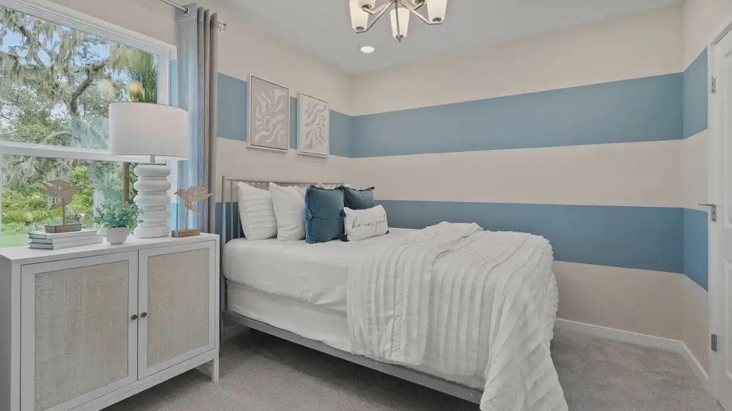 Furnished interior view inside a new home in Haven at Diamond Springs, Jacksonville (Image 25).