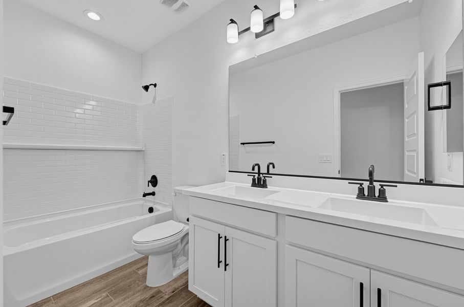 Furnished interior view inside a new home in Combs Ranch, San Tan Valley (Image 8).