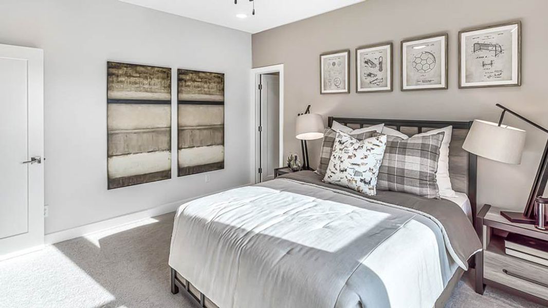 Furnished interior view inside a new home in Avalon at Cypress, Cypress (Image 51).