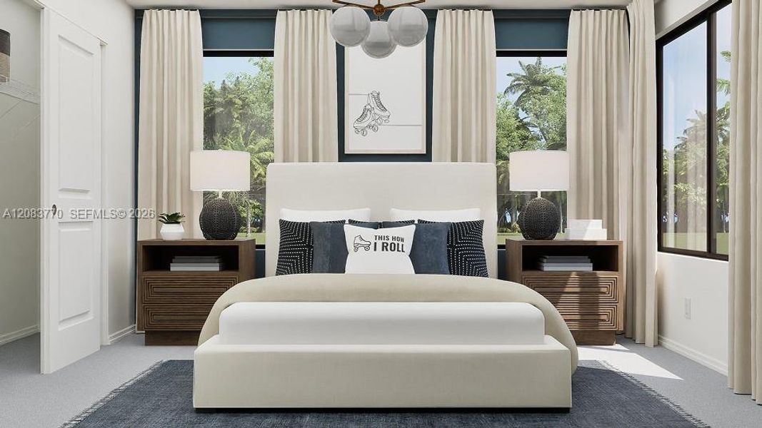 Furnished interior view inside a new home in Solterra, Sunrise (Image 18).