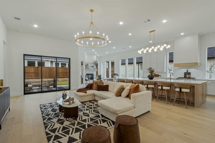 Furnished interior view inside a new home in , Prosper (Image 13). Furnished interior view inside a new home in , Prosper (Image 13).