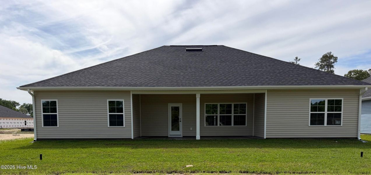 Exterior details and patio area of a home in Wood Creek Landing, Leland (Image 3). Exterior details and patio area of a home in Wood Creek Landing, Leland (Image 3).