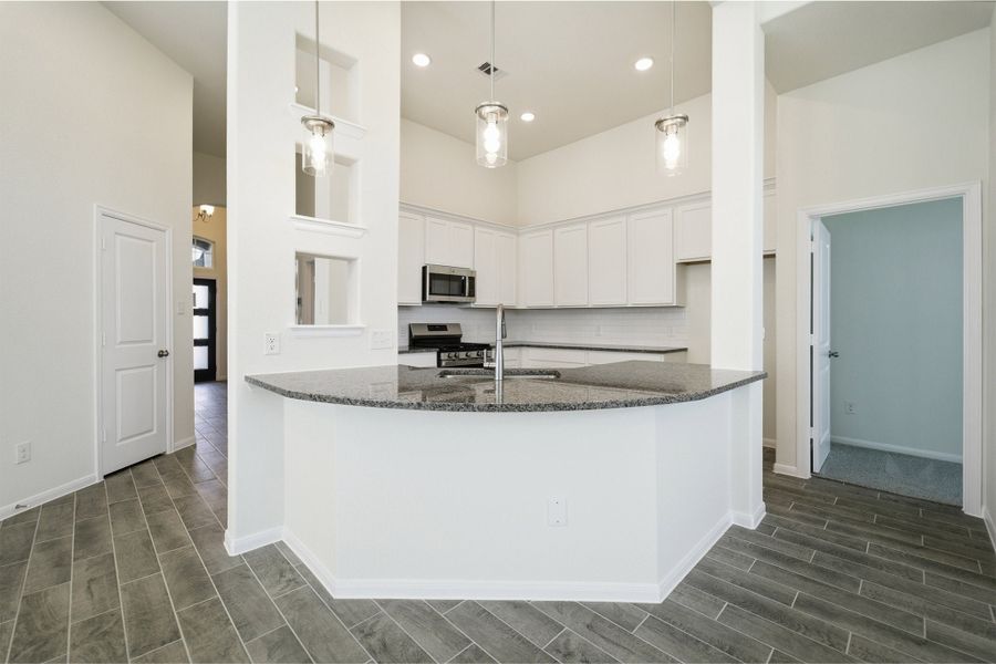 Furnished interior view inside a new home in Canterra Creek, Rosharon (Image 5). Furnished interior view inside a new home in Canterra Creek, Rosharon (Image 5).