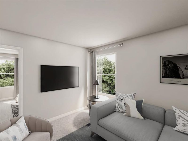 Furnished interior view inside a new home in Still Water Lake, Godley (Image 4). Furnished interior view inside a new home in Still Water Lake, Godley (Image 4).