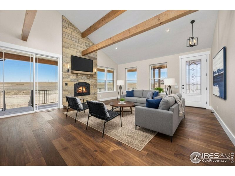 Furnished interior view inside a new home in , Milliken (Image 14).