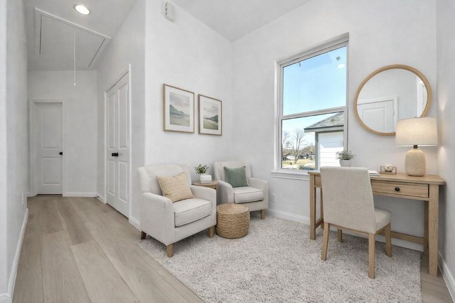 Furnished interior view inside a new home in , Houston (Image 7).