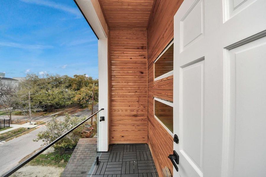 Exterior details and patio area of a home in , Houston (Image 28). Exterior details and patio area of a home in , Houston (Image 28).