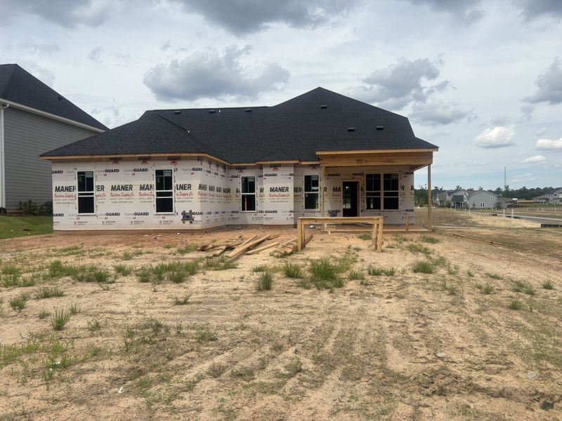In-progress construction of a new home in Tillery Park, Grovetown, GA (Image 17).