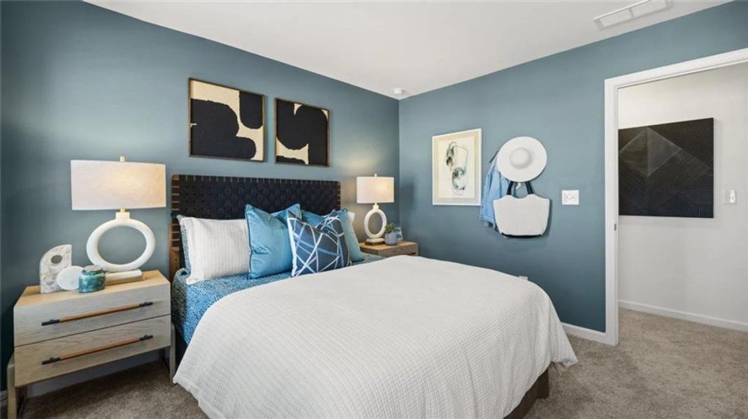 Furnished interior view inside a new home in Towns at Ivy Creek, Buford (Image 9).