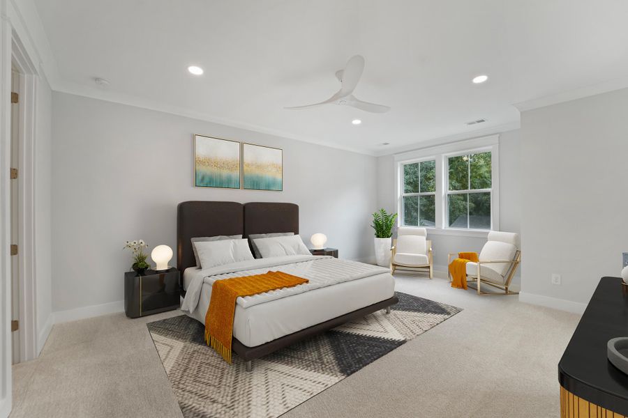 Furnished interior view inside a new home in , Johns Island (Image 12).