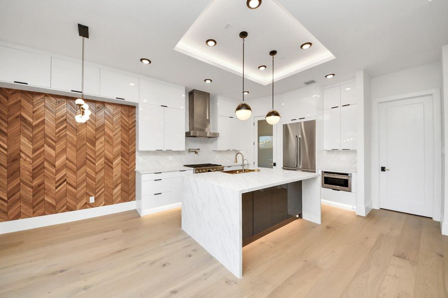 Furnished interior view inside a new home in , Stafford (Image 7).