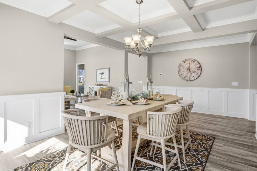 Furnished interior view inside a new home in Bridgewater - Waterside Village, Little River (Image 15).