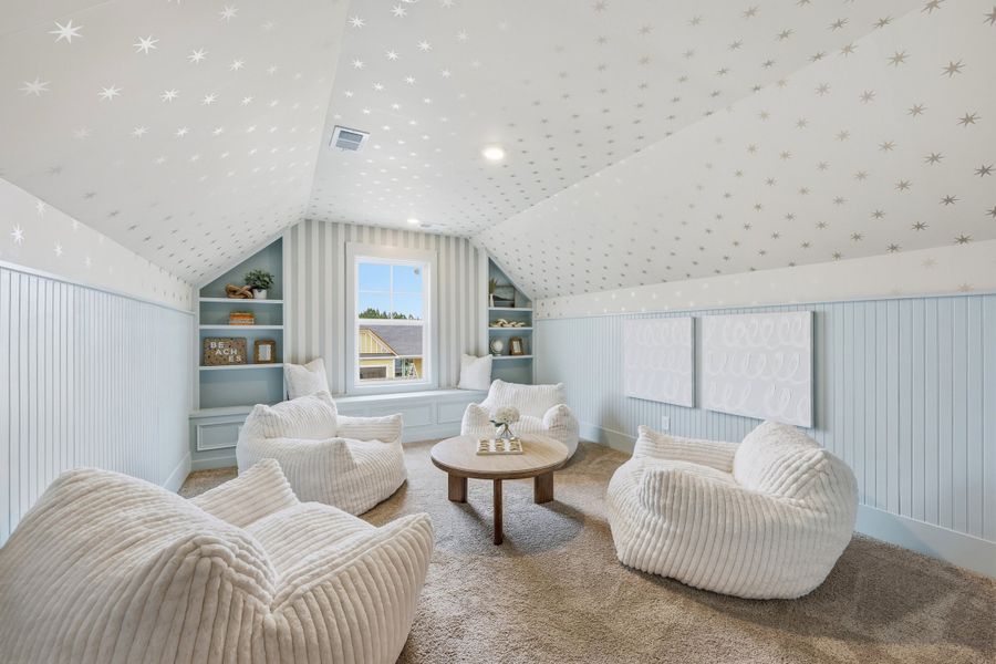 Representative furnished interior of a home built from the Carolyn II by Great Southern Homes in Carsons Landing, Angier (Image 54).