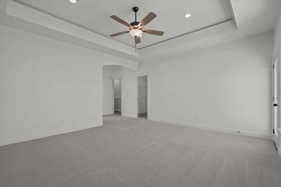Representative unfurnished interior of a home built from the Converse by Enchanted Homes in Messer Farms, Inman (Image 35).