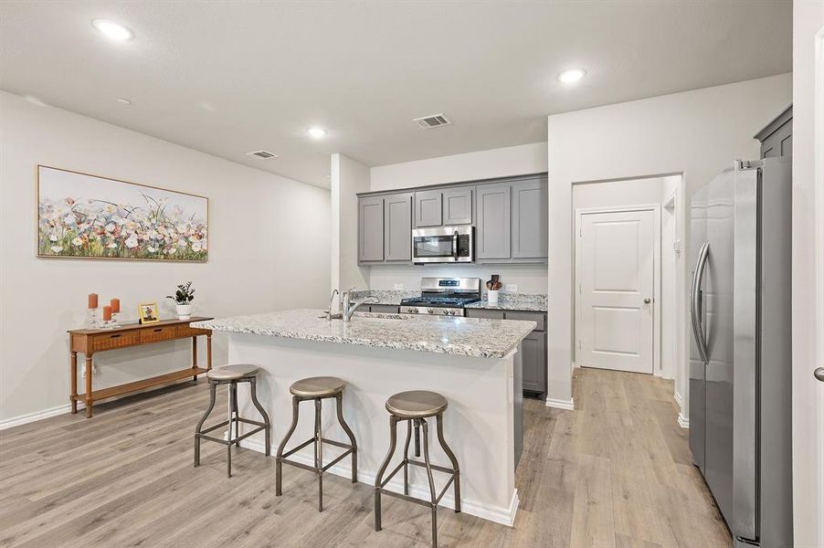Furnished interior view inside a new home in , Fort Worth (Image 15).
