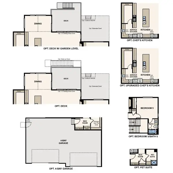 2D floor plan layout of this home in Trails at Smoky Hill | The Preserve, Parker, CO (Image 3).