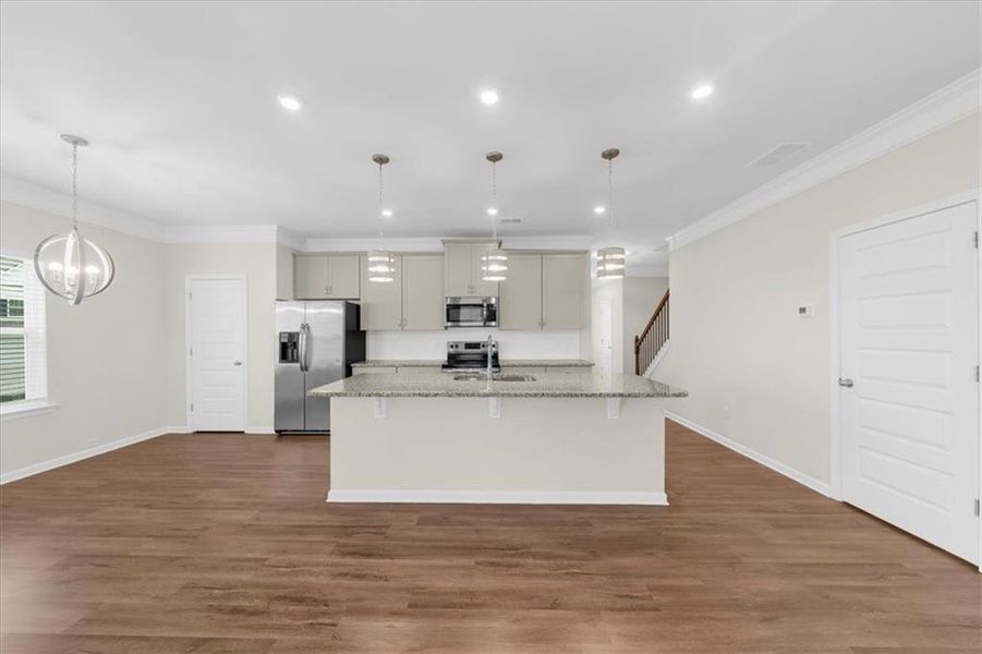 Furnished interior view inside a new home in , Ball Ground (Image 5).