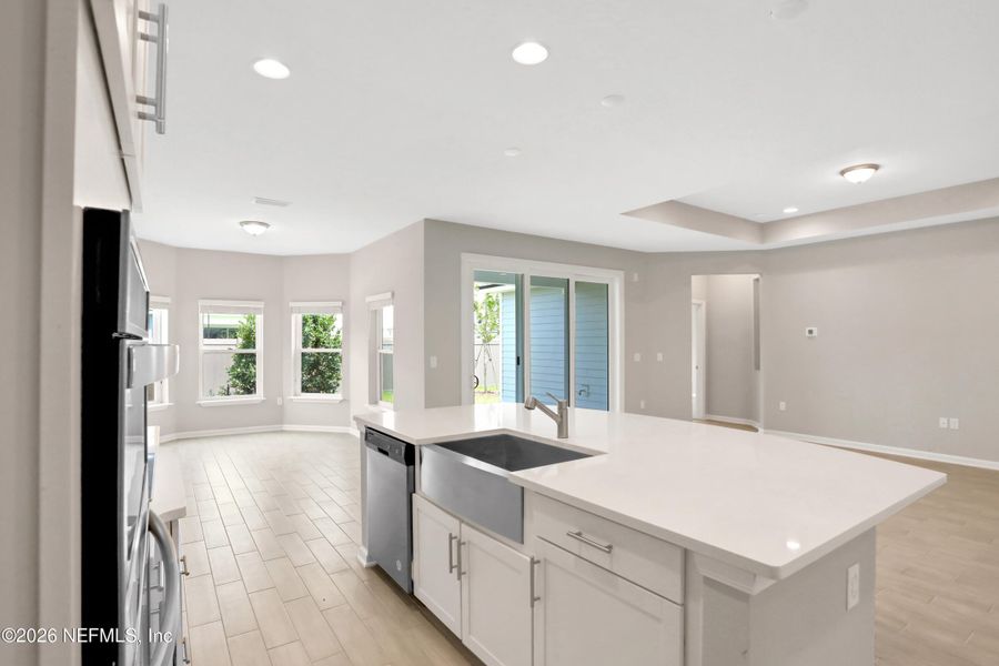 Furnished interior view inside a new home in , Orange Park (Image 8).